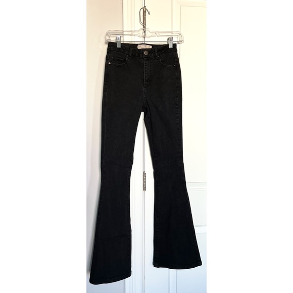 ASOS Black Denim Flares - Picture 4 of 8
